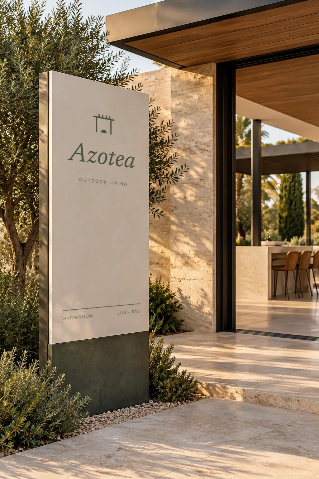Showroom sign