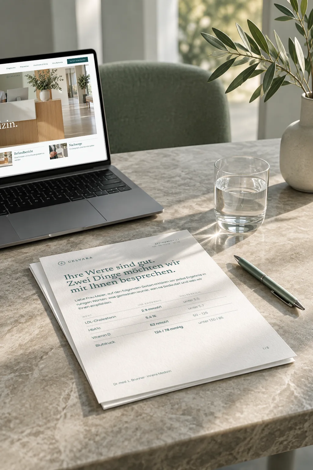 Results report, written to be read at home
