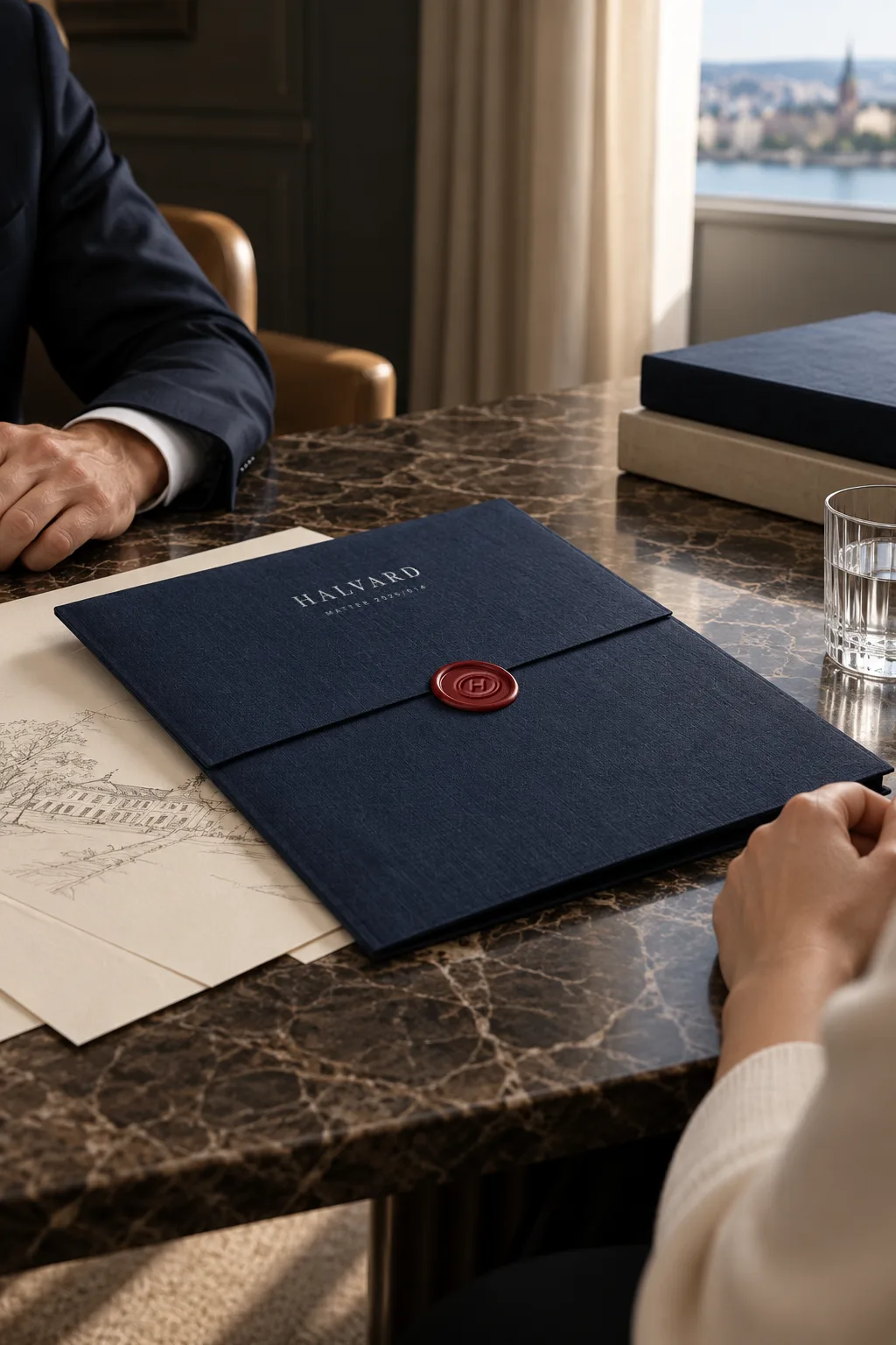 Matter folder, numbered