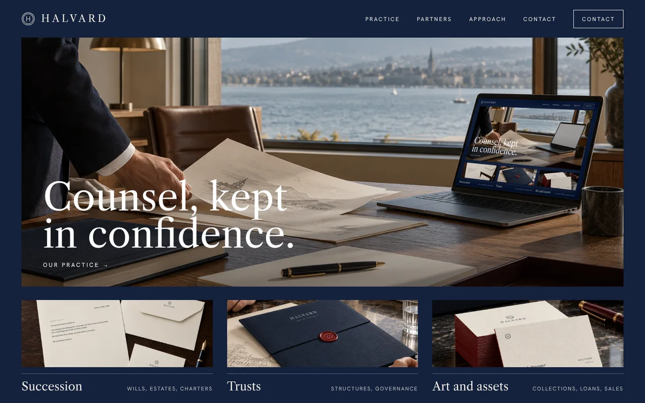 Home page.