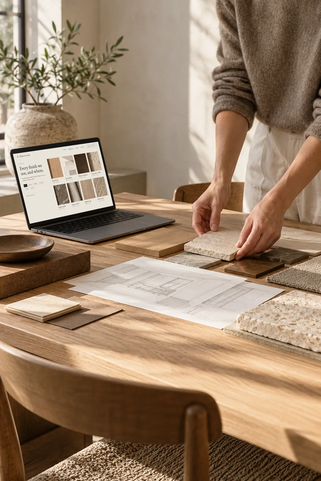 The studio table