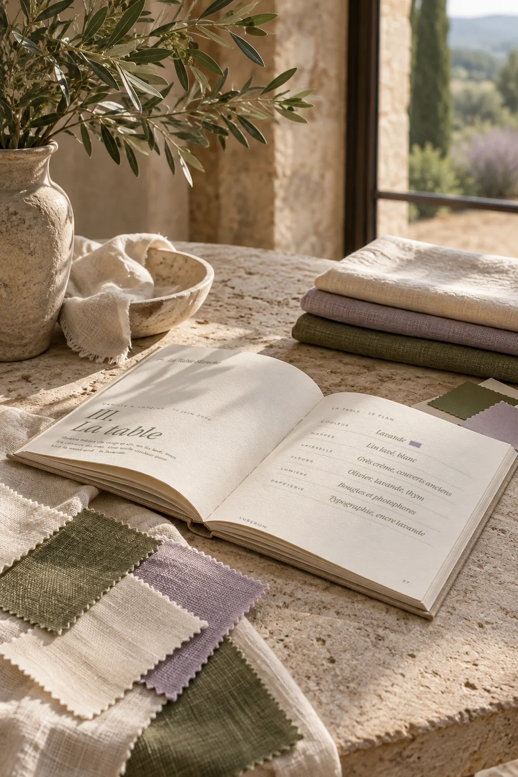 Planning book, one per couple