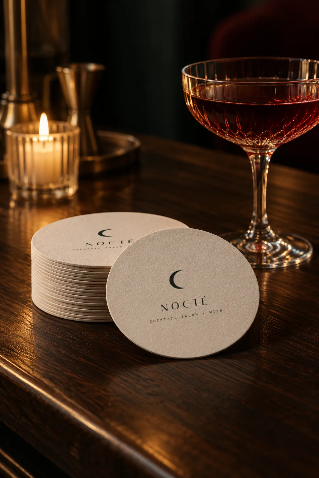 Letterpress coasters