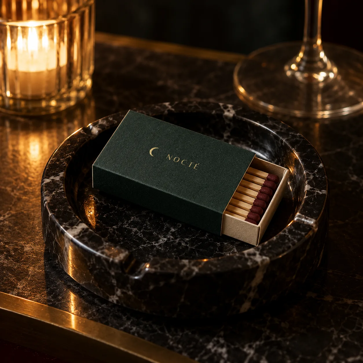 Matchbox, for the candles