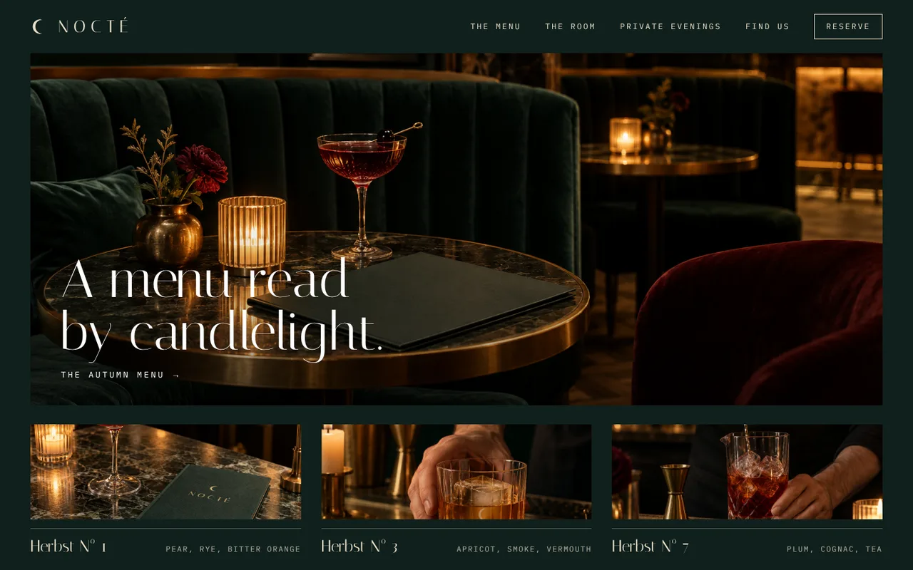 Home page.