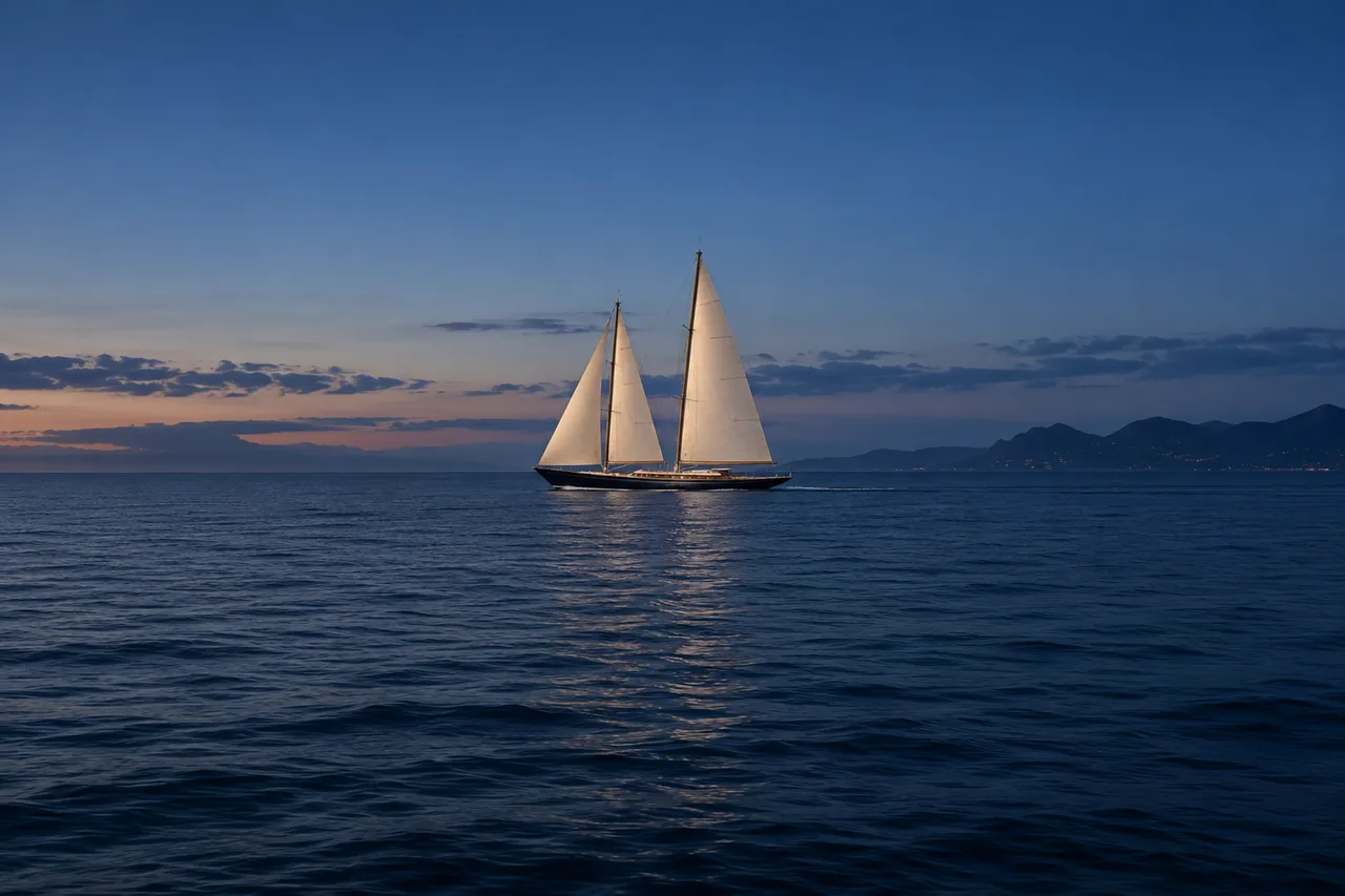 Tramontane, 44 m · sail