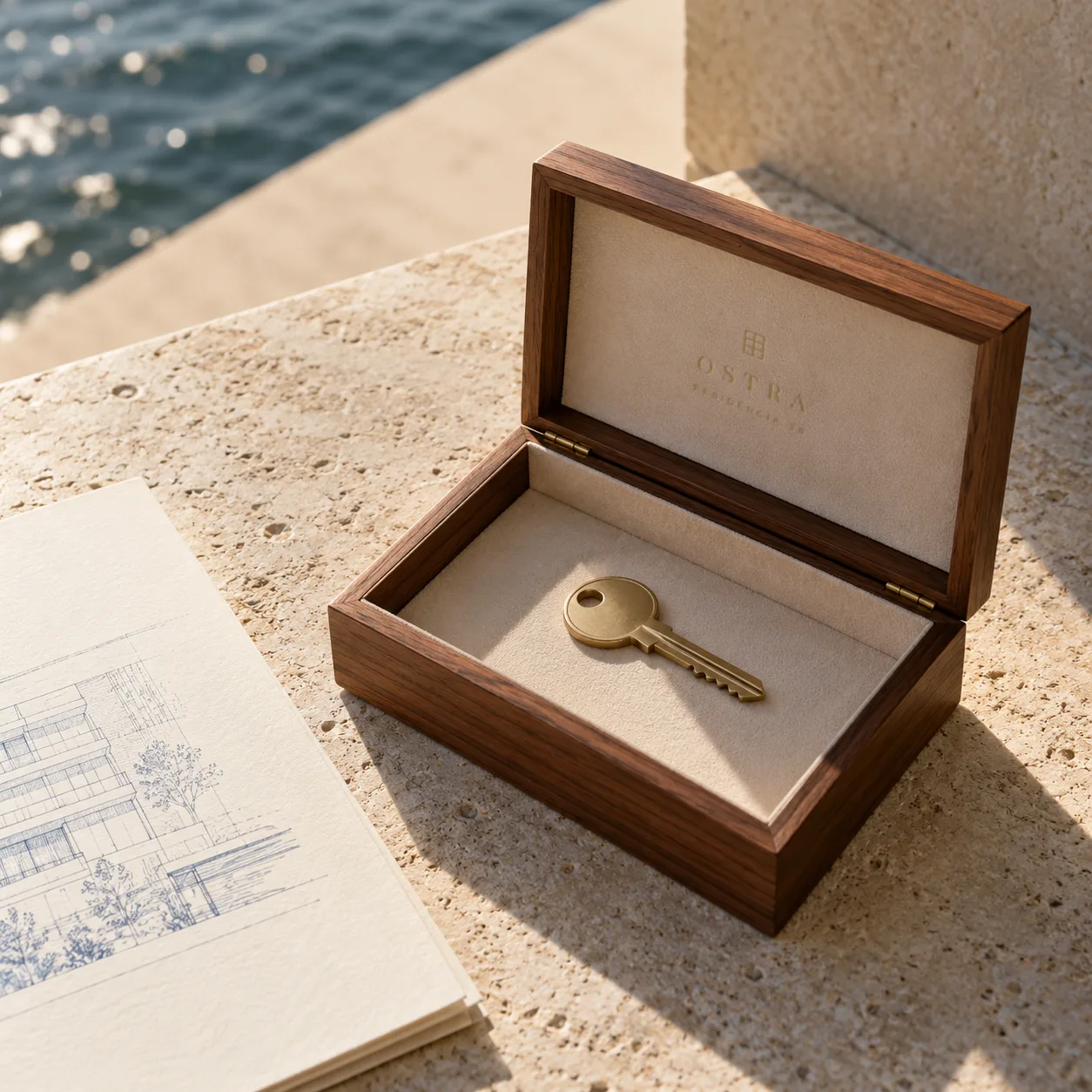 Key box for handover